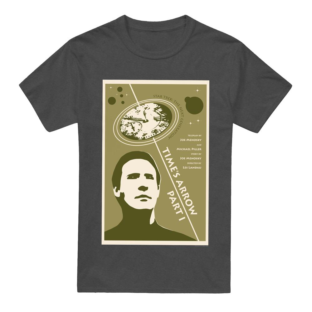Charcoal - Front - Star Trek Unisex Adult The Next Generation Season 5 Episode 26 T-Shirt