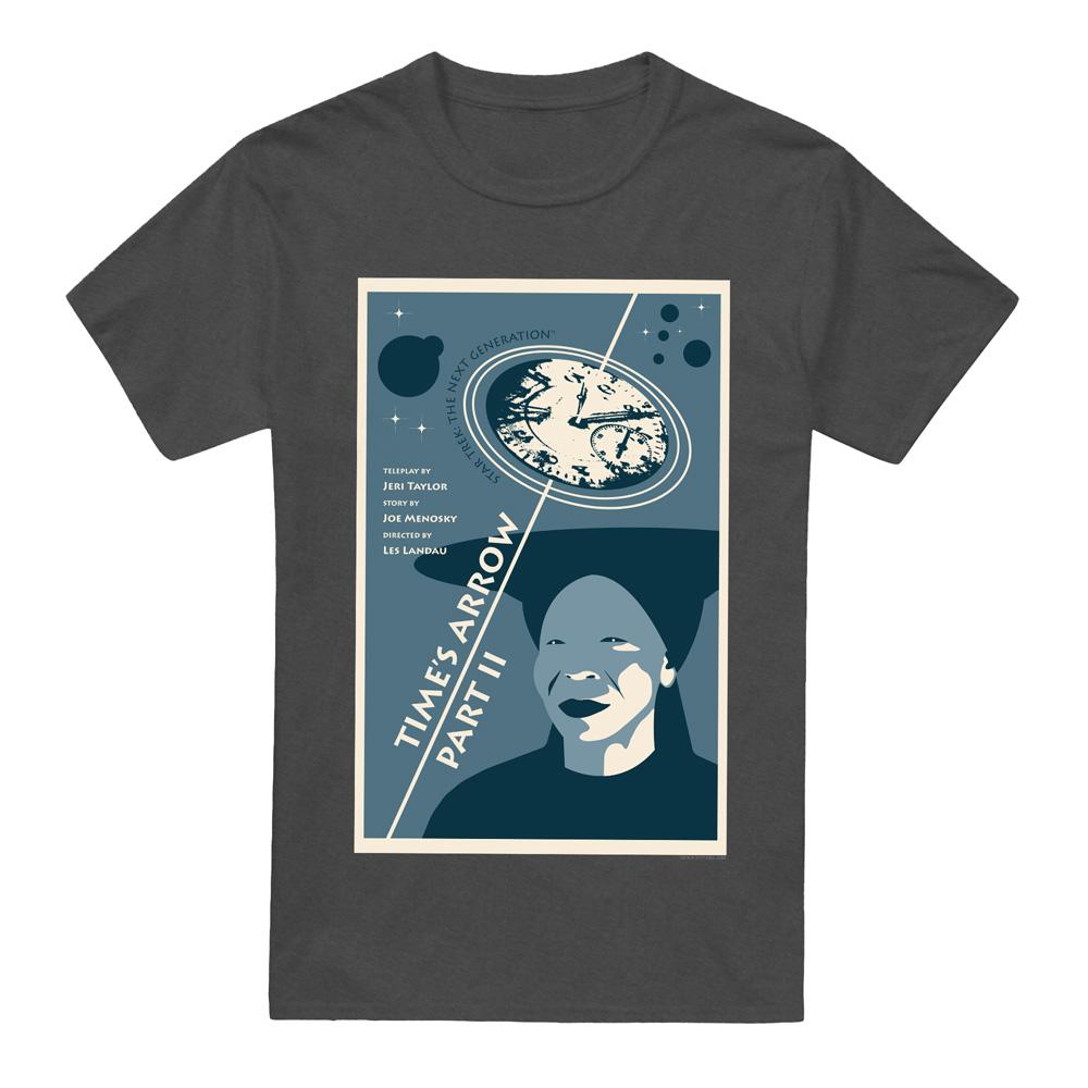 Charcoal - Front - Star Trek Unisex Adult The Next Generation Season 6 Episode 1 T-Shirt