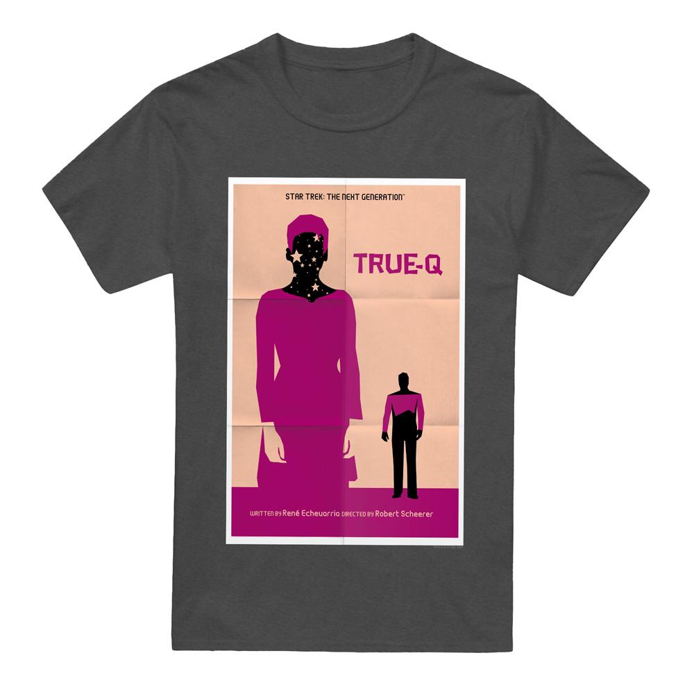 Charcoal - Front - Star Trek Unisex Adult The Next Generation Season 6 Episode 6 T-Shirt