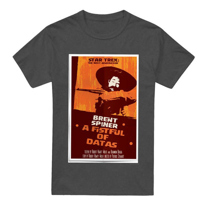 Charcoal - Front - Star Trek Unisex Adult The Next Generation Season 6 Episode 8 T-Shirt