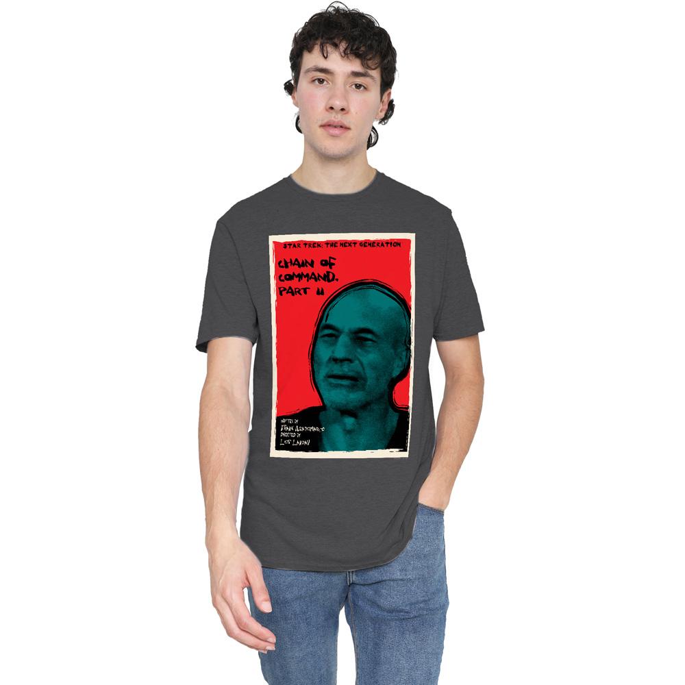 Charcoal - Lifestyle - Star Trek Unisex Adult The Next Generation Season 6 Episode 11 T-Shirt