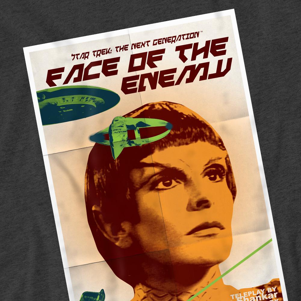 Charcoal - Pack Shot - Star Trek Unisex Adult The Next Generation Season 6 Episode 14 T-Shirt