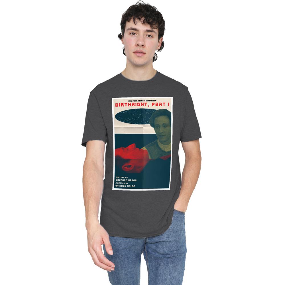 Charcoal - Lifestyle - Star Trek Unisex Adult The Next Generation Season 6 Episode 16 T-Shirt
