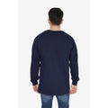 Navy - Back - Ford Mens Mustang Podium Long-Sleeved T-Shirt