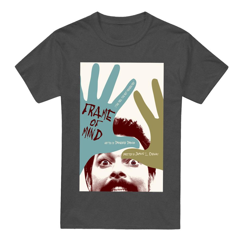 Charcoal - Front - Star Trek Unisex Adult The Next Generation Season 6 Episode 21 T-Shirt