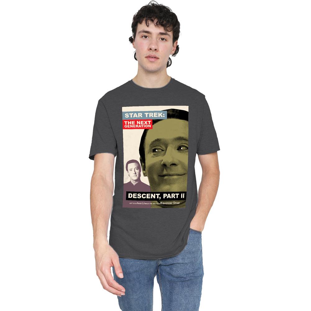 Charcoal - Lifestyle - Star Trek Unisex Adult The Next Generation Season 7 Episode 1 T-Shirt