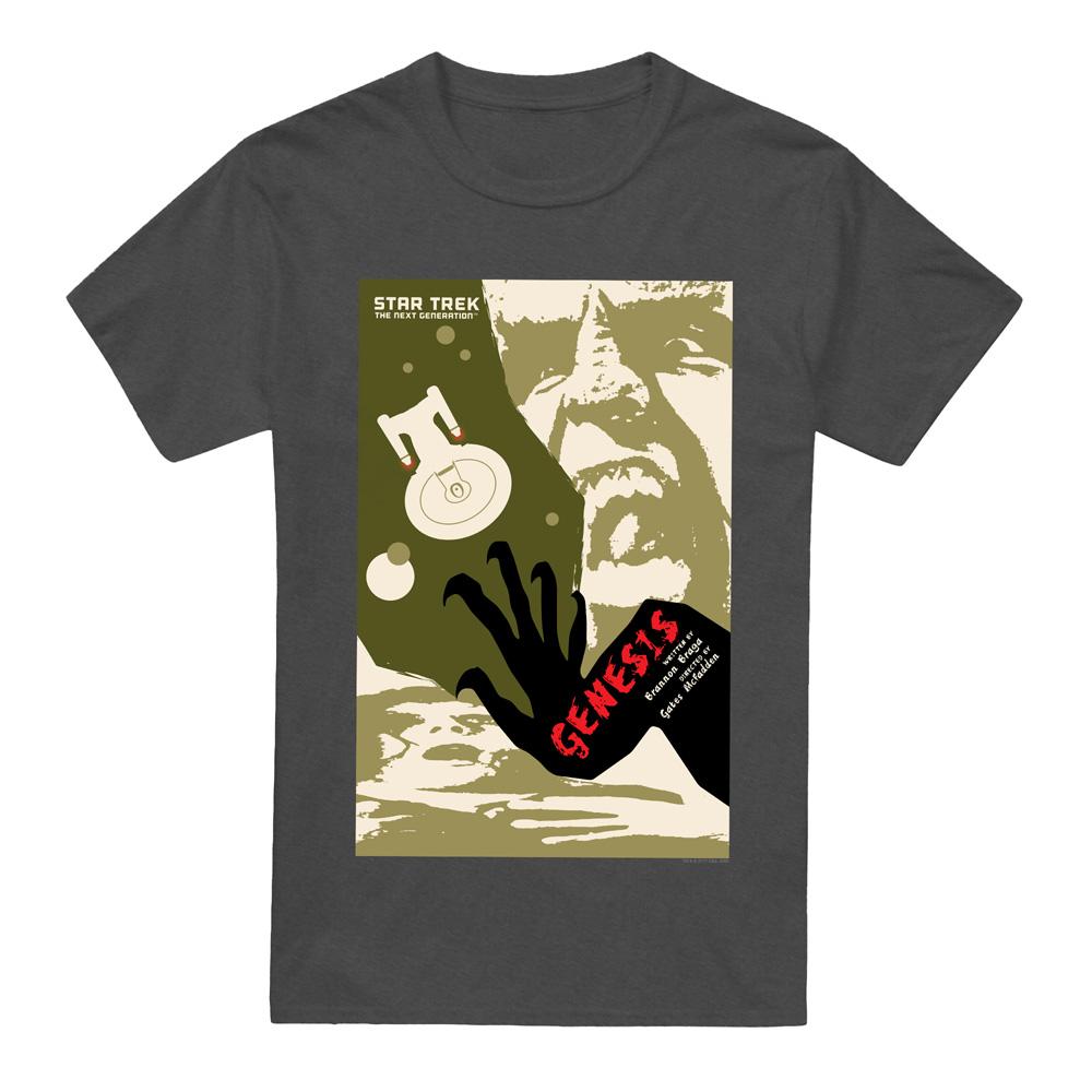 Charcoal - Front - Star Trek Unisex Adult The Next Generation Season 7 Episode 19 T-Shirt