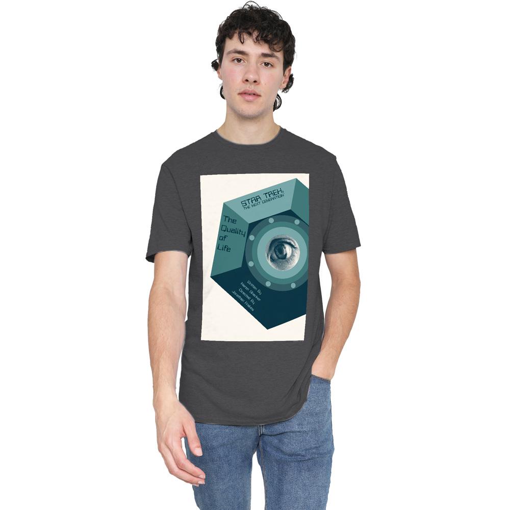 Charcoal - Lifestyle - Star Trek Unisex Adult The Next Generation Season 6 Episode 9 T-Shirt