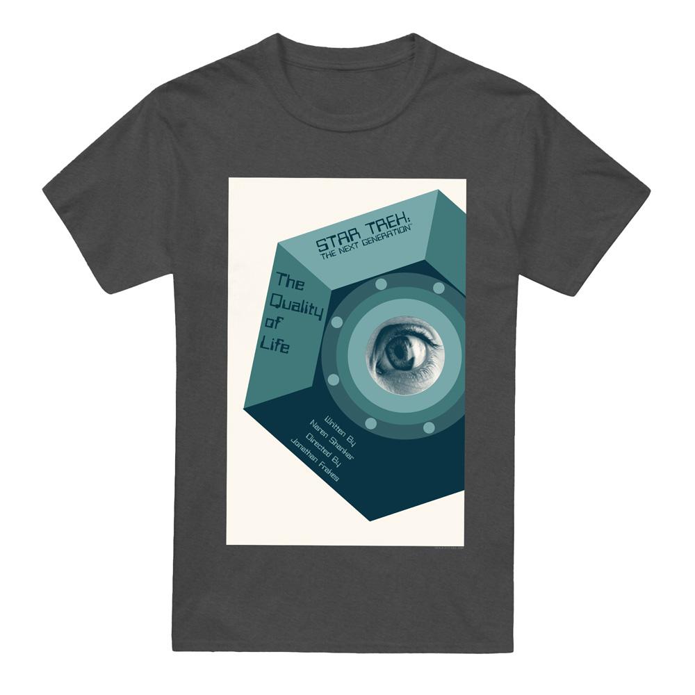 Charcoal - Front - Star Trek Unisex Adult The Next Generation Season 6 Episode 9 T-Shirt