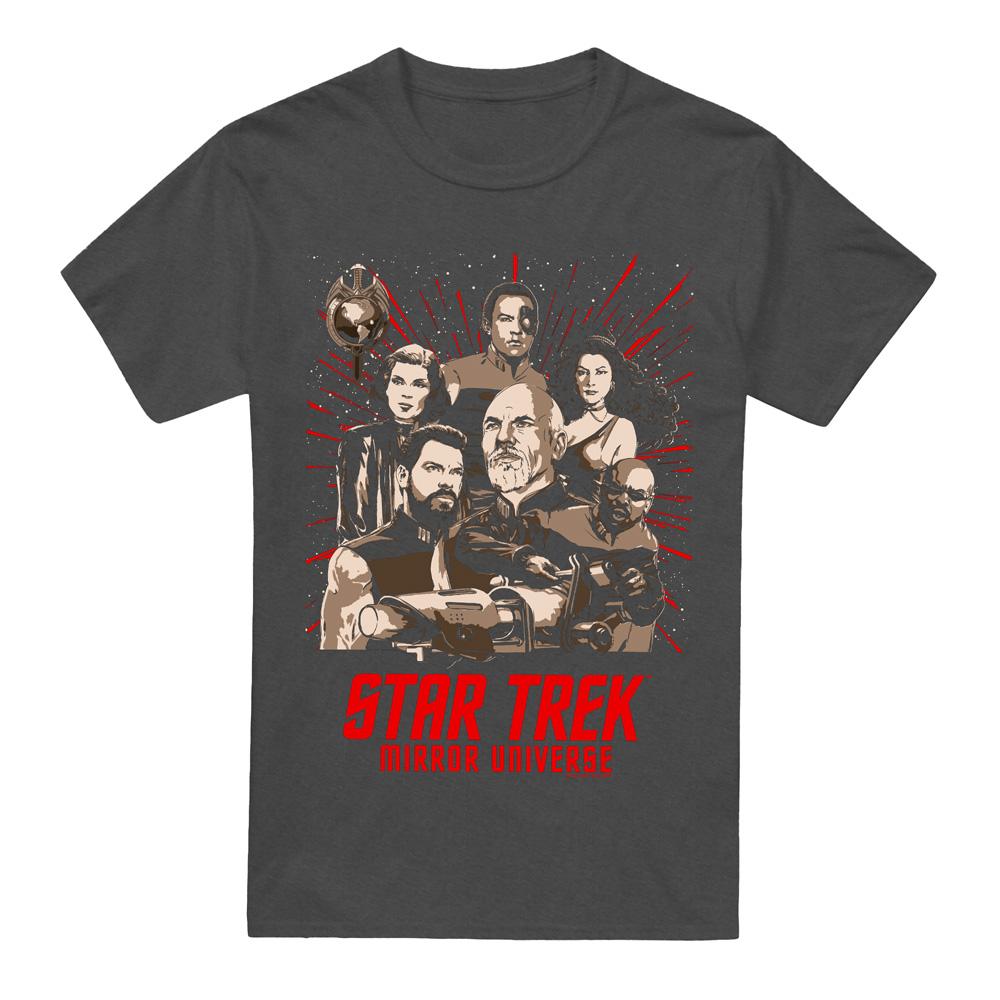Charcoal - Front - Star Trek Unisex Adult Poster T-Shirt