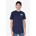 Navy - Side - Back To The Future Mens Marty T-Shirt