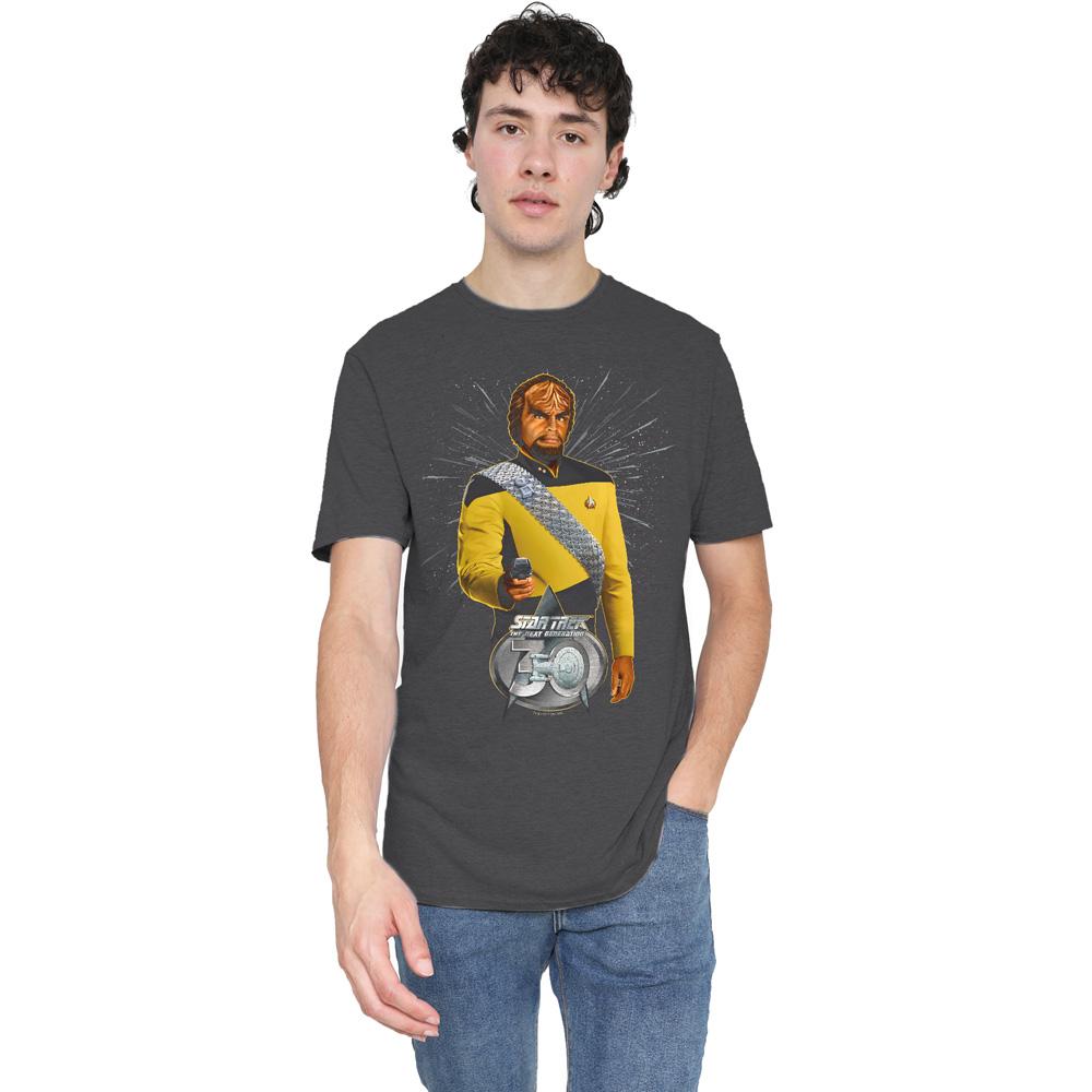 Charcoal - Lifestyle - Star Trek Unisex Adult 30 Worf T-Shirt