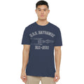 Navy - Side - Star Trek Unisex Adult Hathaway Athletic T-Shirt