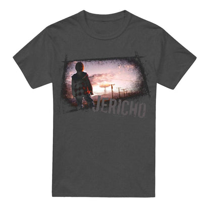 Charcoal - Front - Jericho Unisex Adult Mushroom Cloud T-Shirt