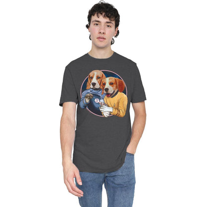 Charcoal - Lifestyle - Star Trek Unisex Adult Dogs T-Shirt