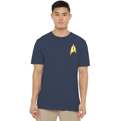 Navy - Lifestyle - Star Trek: Discovery Unisex Adult Command Badge T-Shirt
