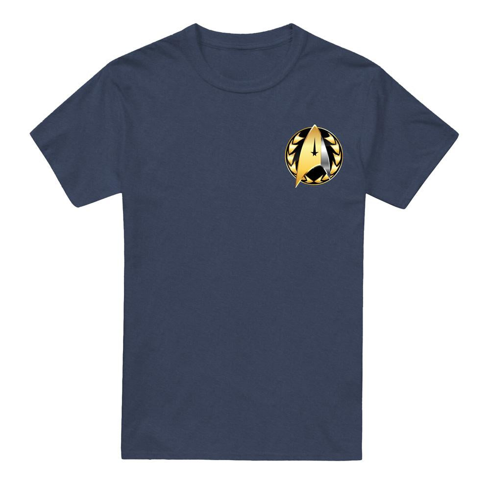 Navy - Front - Star Trek: Discovery Unisex Adult Admiral Badge T-Shirt