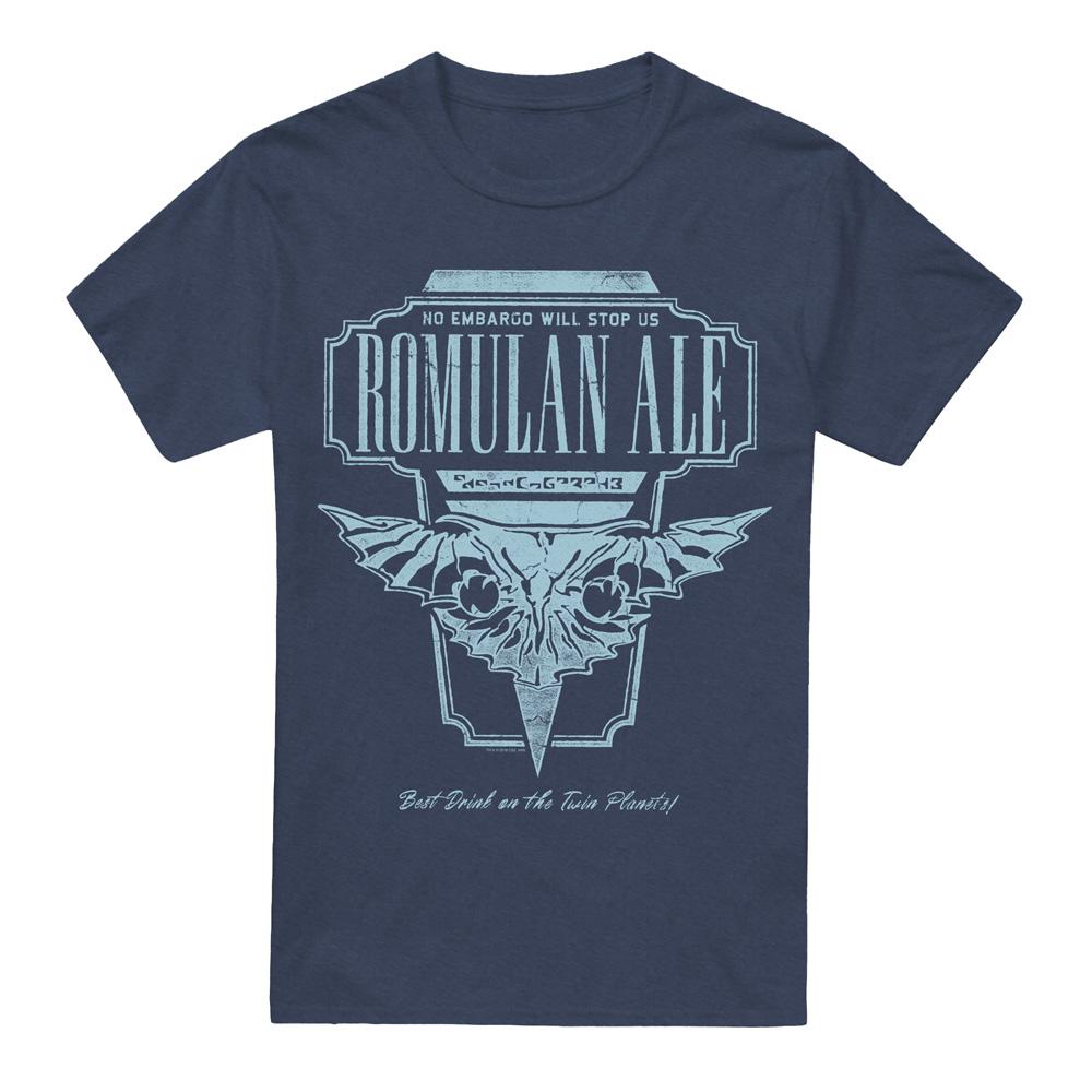 Navy - Front - Star Trek: The Next Generation Unisex Adult Romulan Ale T-Shirt