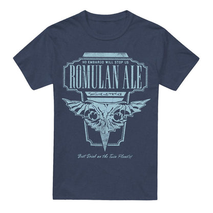 Navy - Front - Star Trek: The Next Generation Unisex Adult Romulan Ale T-Shirt