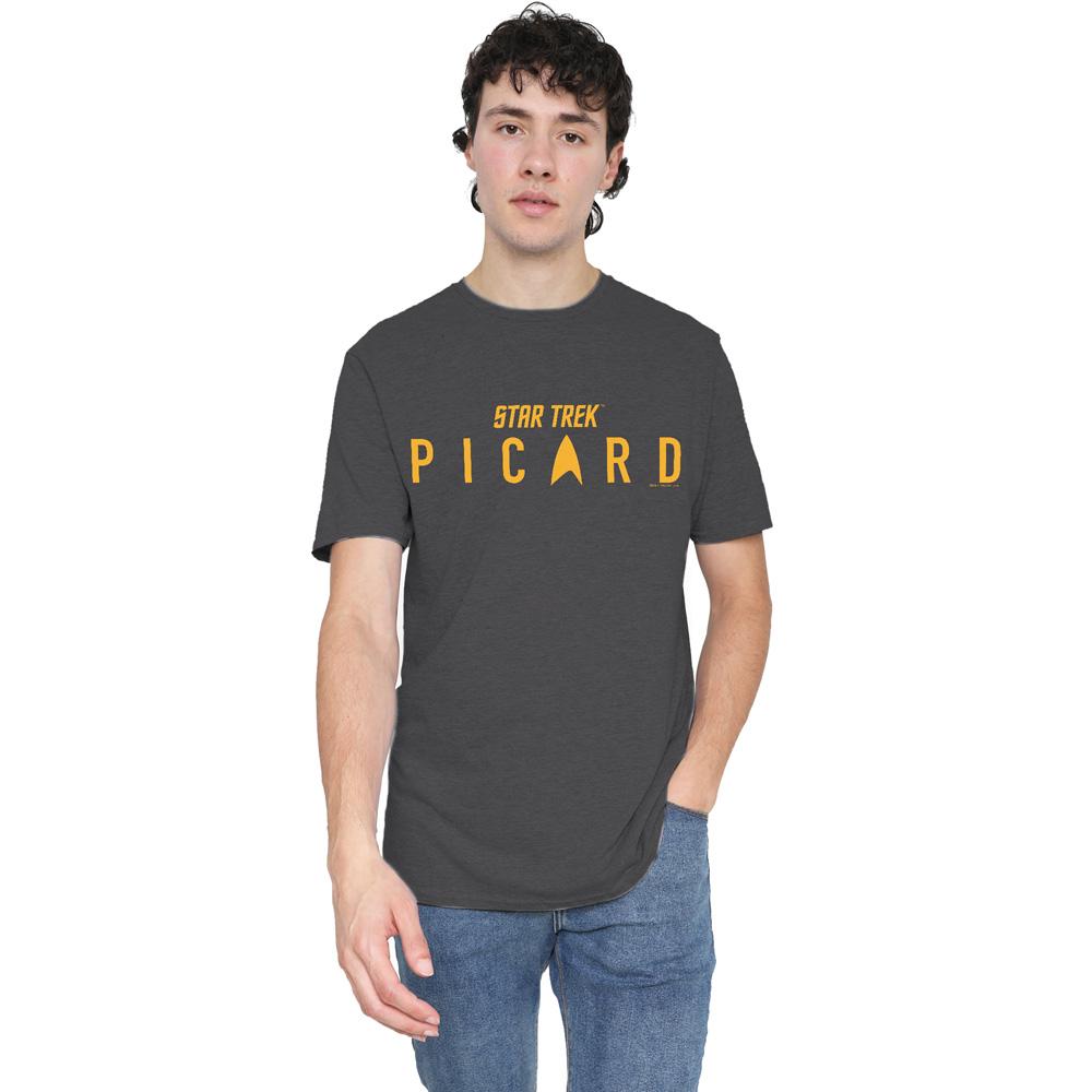 Charcoal - Lifestyle - Star Trek: Picard Unisex Adult Logo T-Shirt