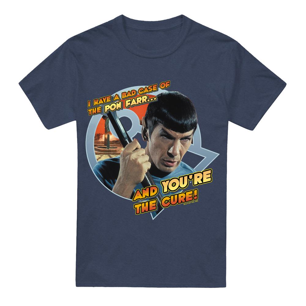 Navy - Front - Star Trek Unisex Adult Pon Farr T-Shirt