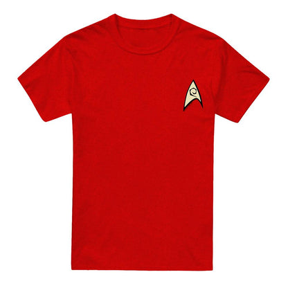 Red - Front - Star Trek Unisex Adult Engineering Uniform T-Shirt
