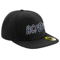 Black - Front - AC-DC Mens Logo Baseball Cap