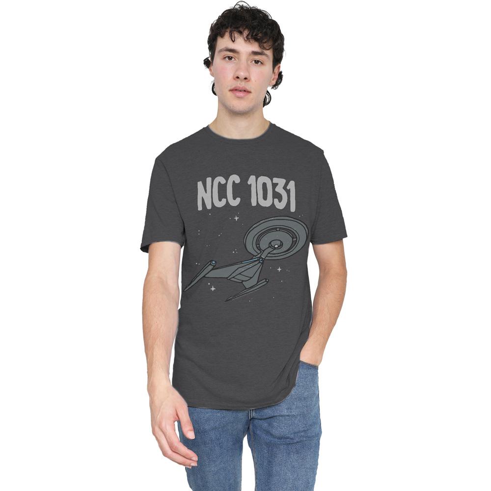 Charcoal - Lifestyle - Star Trek Unisex Adult The Crossfield Class T-Shirt