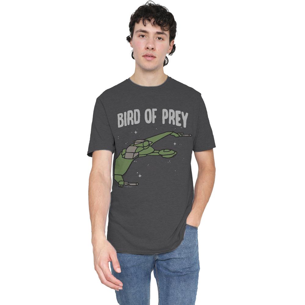 Charcoal - Lifestyle - Star Trek Unisex Adult The Bird of War T-Shirt