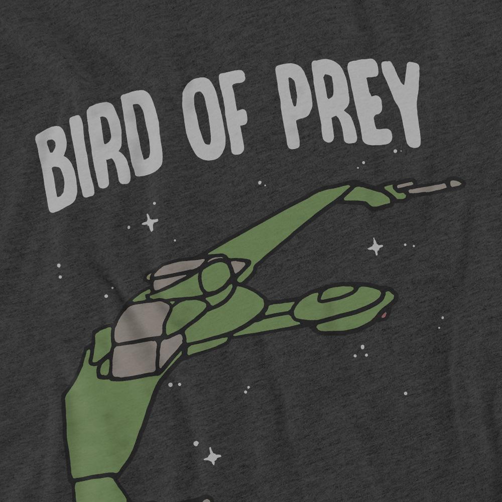 Charcoal - Pack Shot - Star Trek Unisex Adult The Bird of War T-Shirt