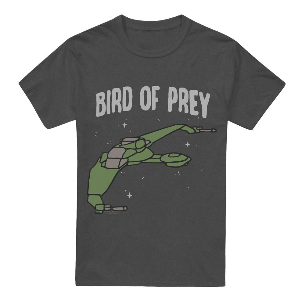 Charcoal - Front - Star Trek Unisex Adult The Bird of War T-Shirt