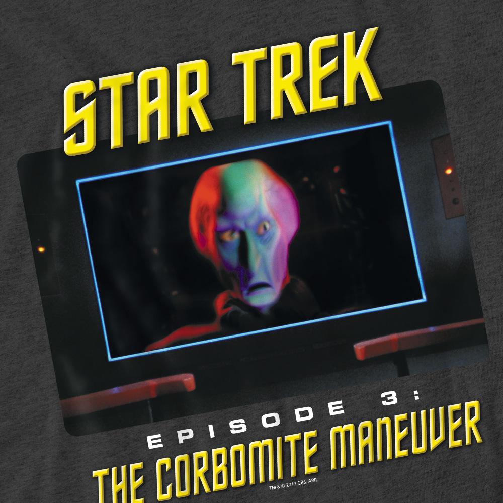 Charcoal - Pack Shot - Star Trek Unisex Adult The Corbomite Maneuver T-Shirt