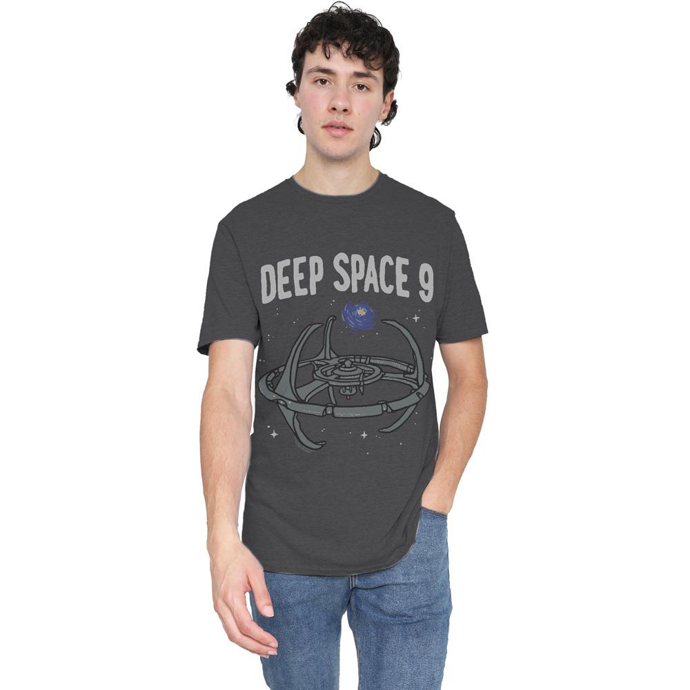 Charcoal - Side - Star Trek Unisex Adult The Bajor T-Shirt