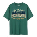 Forest Green - Front - National Parks Womens-Ladies Rocky Mountain 1915 T-Shirt