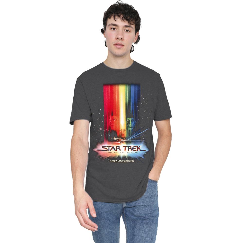 Charcoal - Lifestyle - Star Trek Unisex Adult Motion Picture Poster T-Shirt