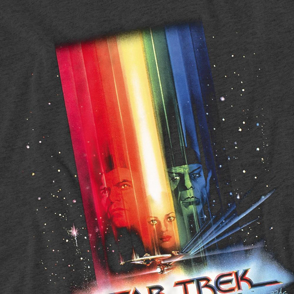 Charcoal - Pack Shot - Star Trek Unisex Adult Motion Picture Poster T-Shirt