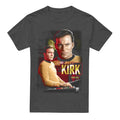 Charcoal - Front - Star Trek Unisex Adult Captain Kirk T-Shirt