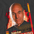 Charcoal - Pack Shot - Star Trek Unisex Adult Jean-Luc Picard T-Shirt