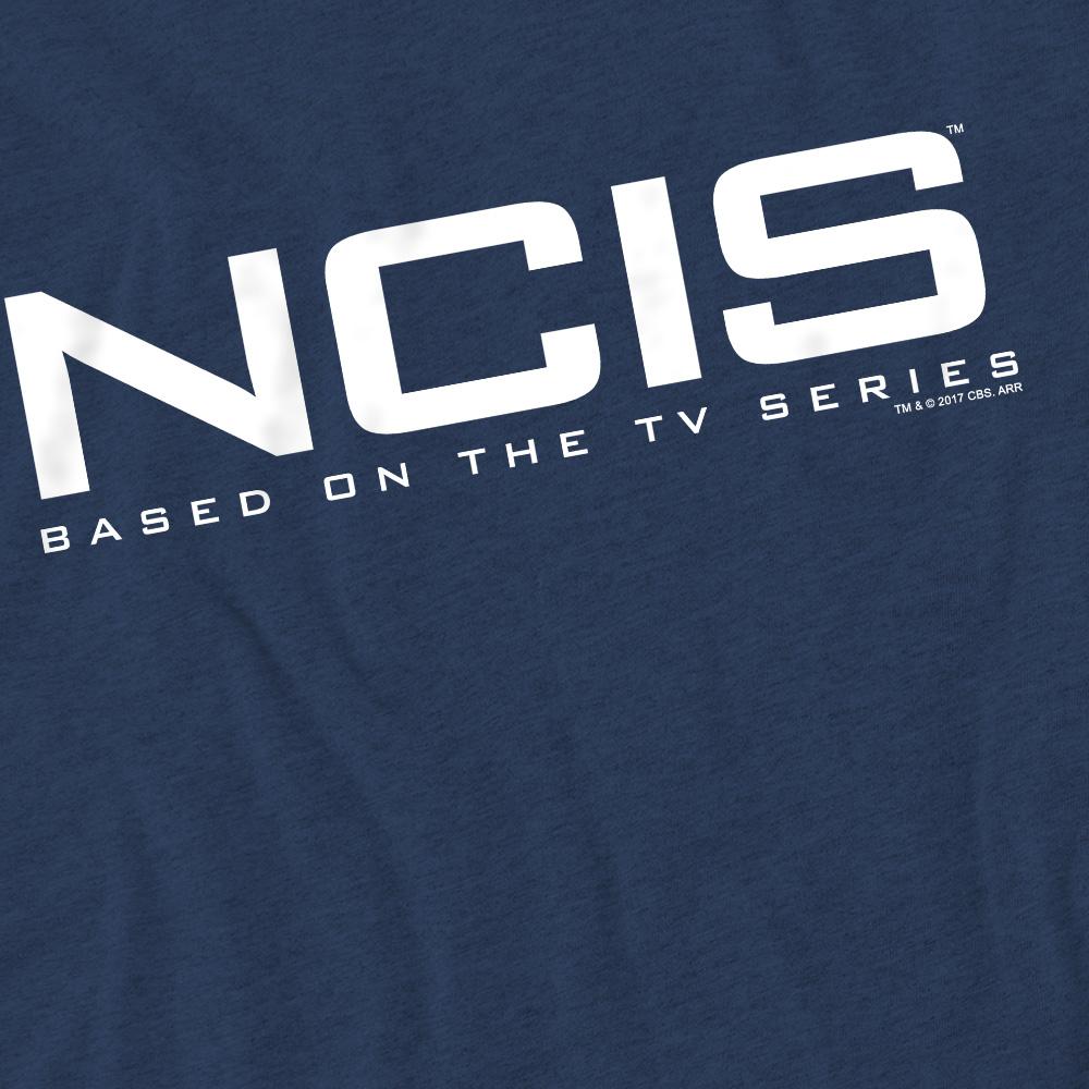 Navy - Side - NCIS Unisex Adult Logo T-Shirt