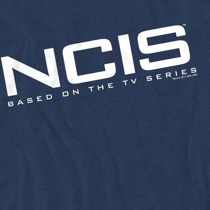 Navy - Side - NCIS Unisex Adult Logo T-Shirt
