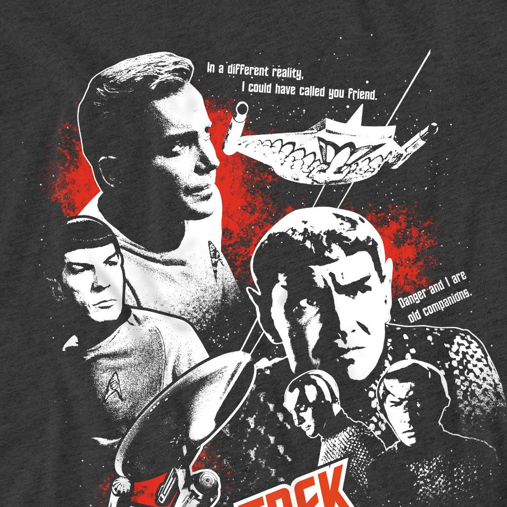 Charcoal - Pack Shot - Star Trek Unisex Adult Balance of Terror T-Shirt