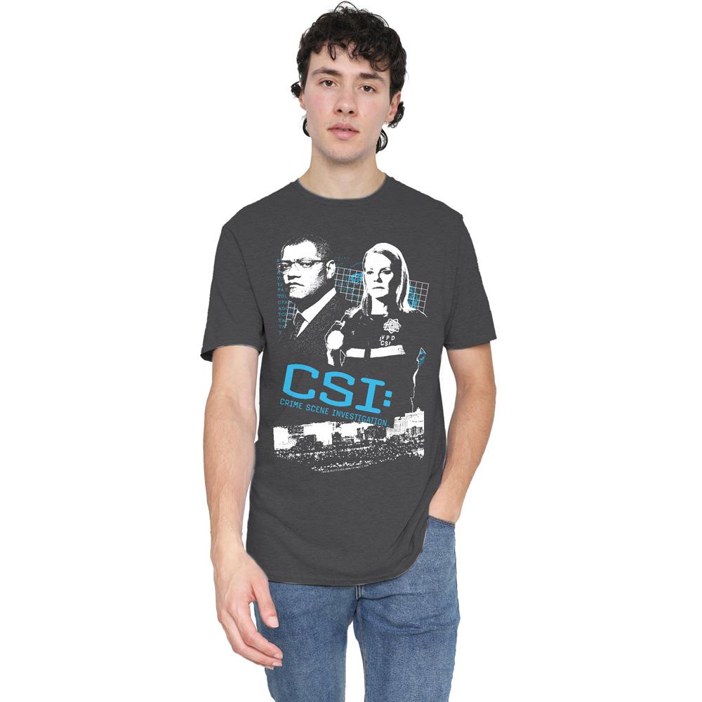 Charcoal - Lifestyle - CSI Unisex Adult Investigate This T-Shirt