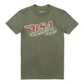 Military Green - Front - BSA Mens Birmingham Heritage T-Shirt