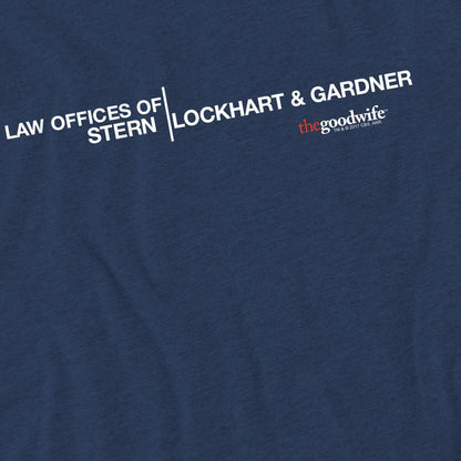 Navy - Pack Shot - The Good Wife Unisex Adult Law Offices T-Shirt