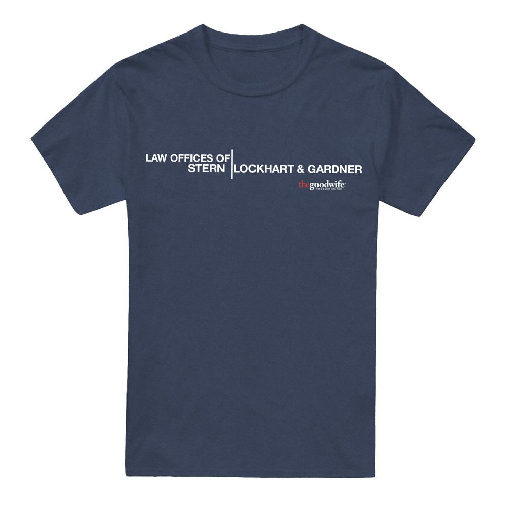 Navy - Front - The Good Wife Unisex Adult Law Offices T-Shirt