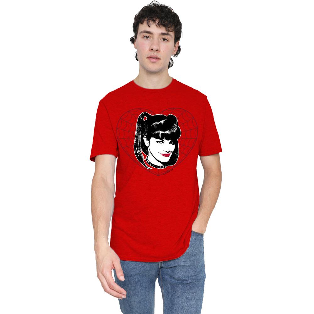 Red - Lifestyle - NCIS Unisex Adult Abby Heart T-Shirt
