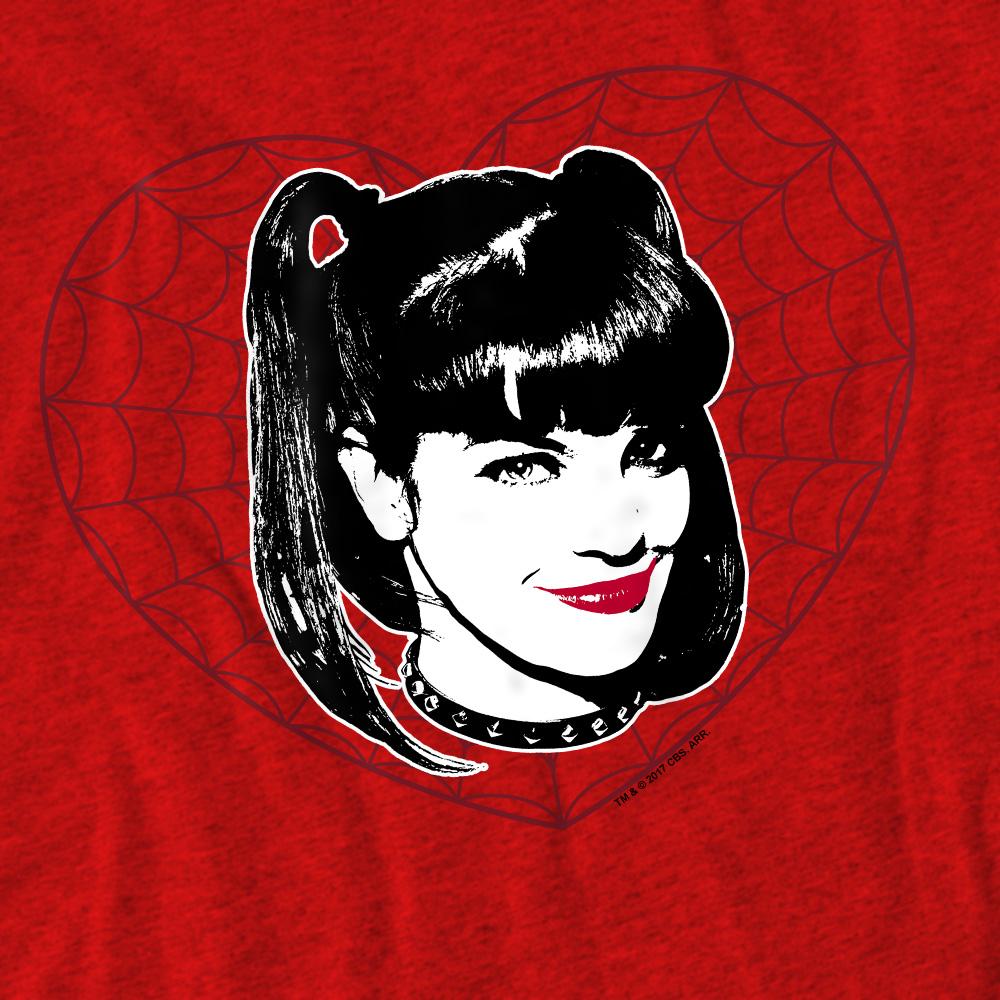 Red - Pack Shot - NCIS Unisex Adult Abby Heart T-Shirt