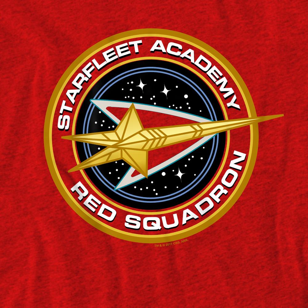 Red - Pack Shot - Star Trek Unisex Adult Red Squadron T-Shirt