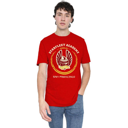 Red - Lifestyle - Star Trek Unisex Adult Academy Heraldry T-Shirt