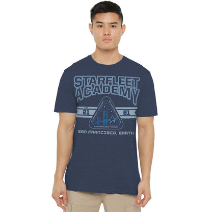 Navy - Lifestyle - Star Trek Unisex Adult Starfleet Academy Earth T-Shirt